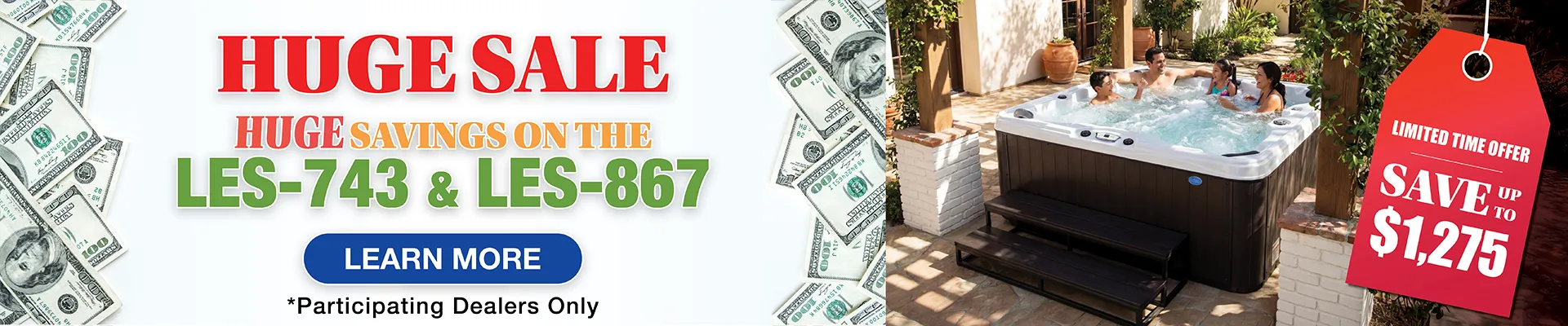 Calspas hot tub being used in a family setting - British Columbia